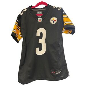 Nike Youth Russell Wilson Steelers Jersey Black Gold Size S‎ NFL Football